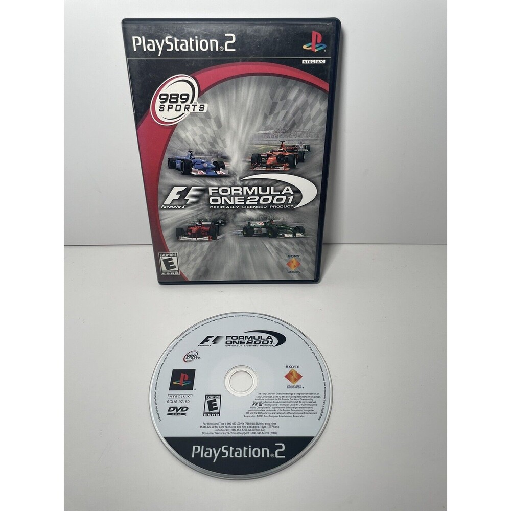 PlayStation 2 Formula One 2001 Game Disc PS2